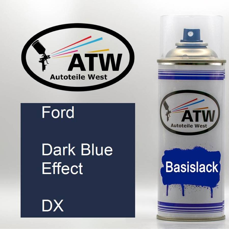 Ford, Dark Blue Effect, DX: 400ml Sprühdose, von ATW Autoteile West.
